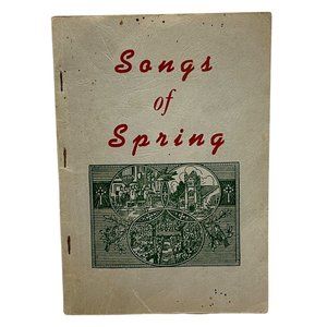 Songs of Spring for Radio and General Use 1948 Vintage Sheet Music 79 Songs